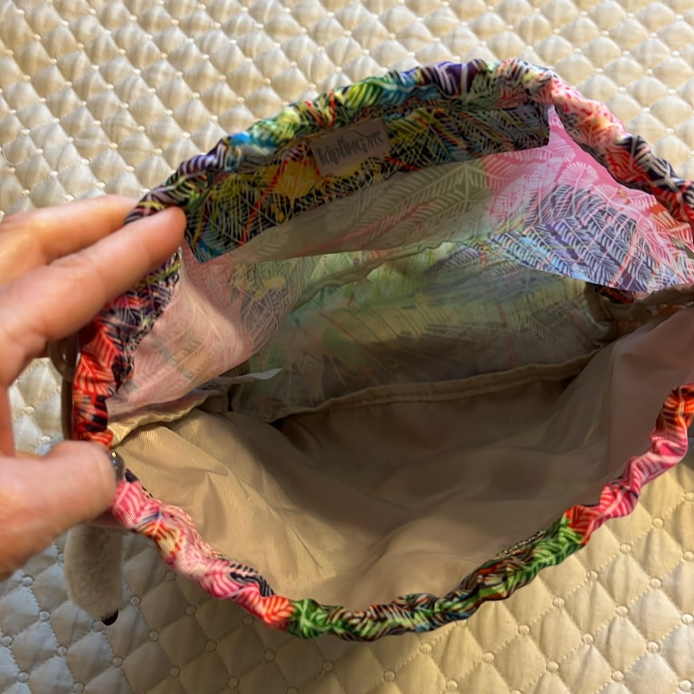 Kipling Rainbow Leaves Mini Backpack - image 6